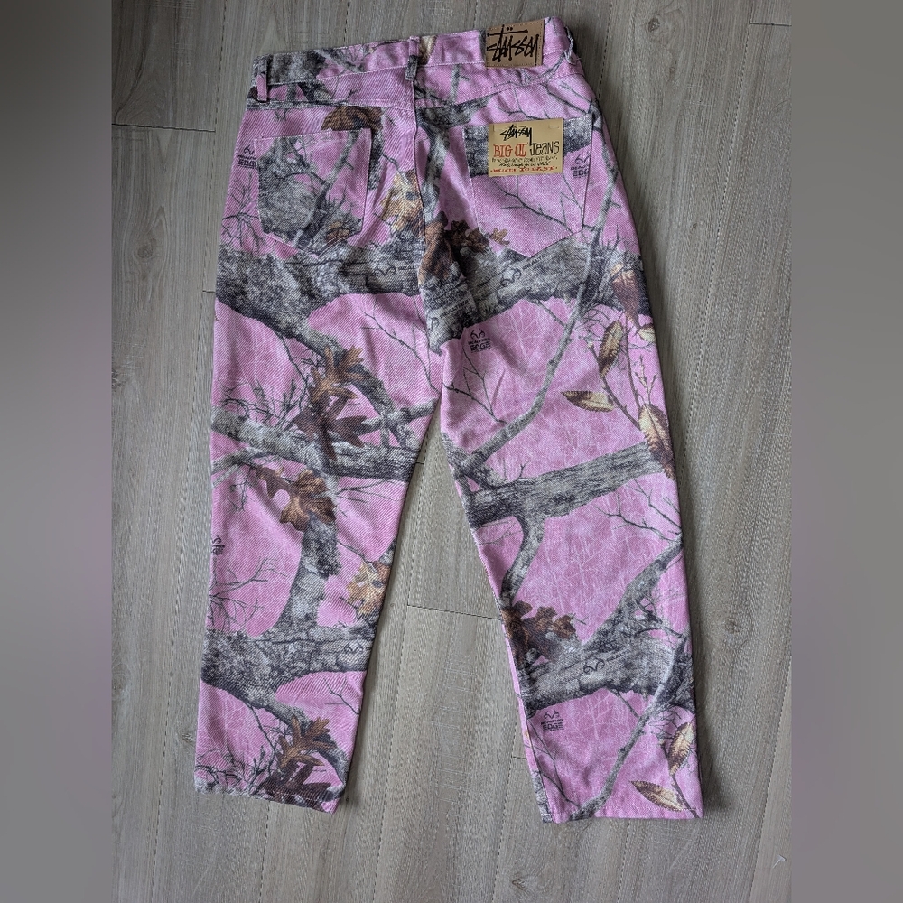 NWT Stussy Realtree Edge Big Ol' Jean 'Pink - Picture 12 of 13